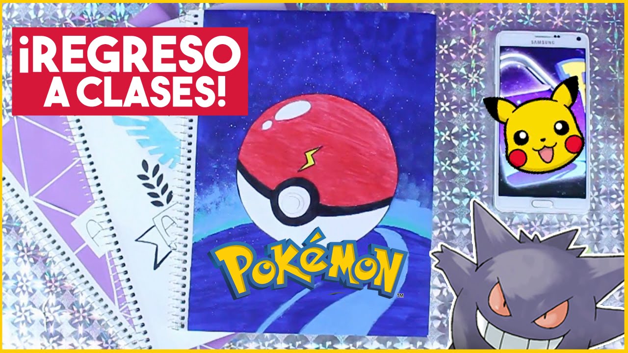 Decorar cuadernos Pokémon GO | REGRESO A CLASES | Akari Beauty