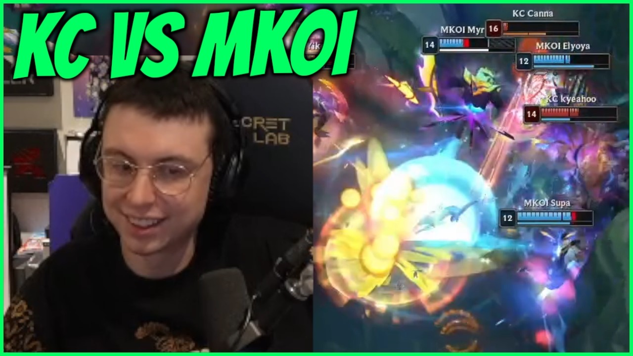 Caedrel's Reaction To KC VS MKOI Series