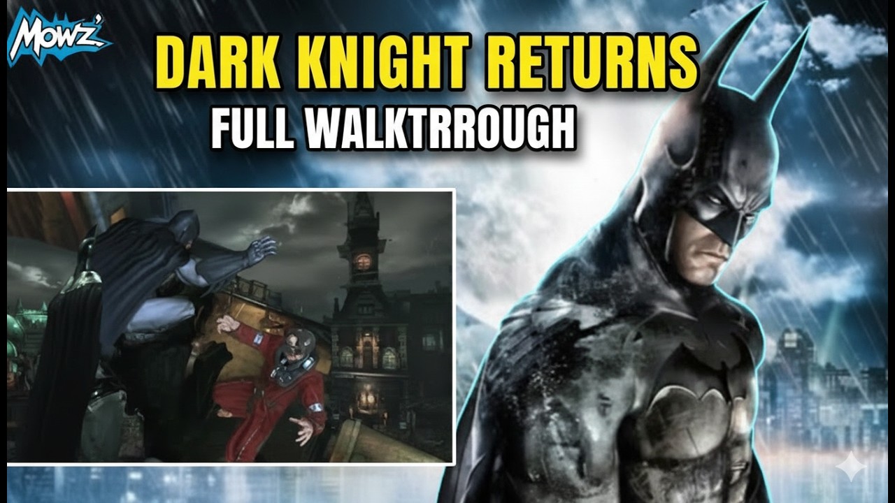 BATMAN: ARKHAM ASYLUM Full Game Walkthrough - Full PC Setup & Gameplay (No Commentary)