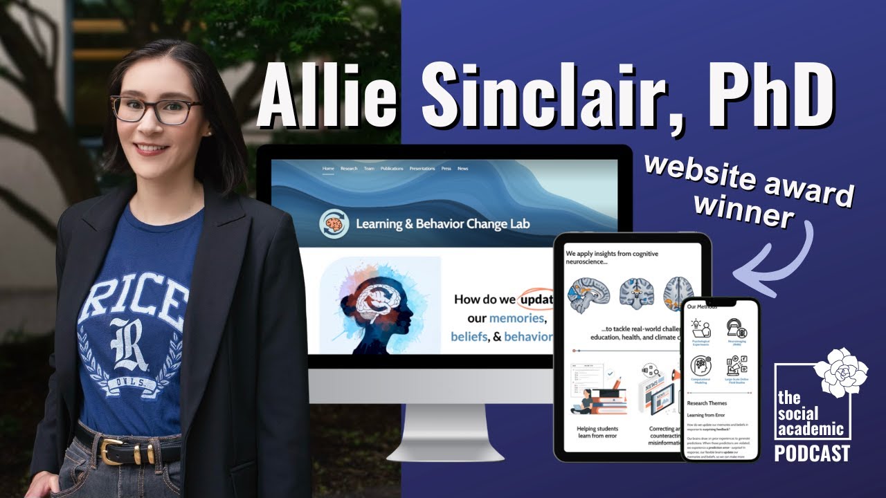 Creating Her Research Lab Website with Allie Sinclair, PhD