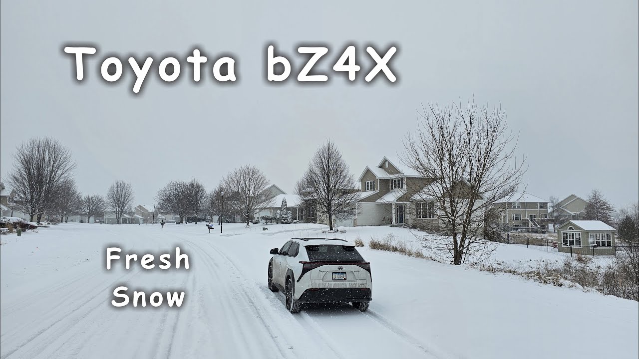 Toyota bZ4X - Fresh Snow: To The Lake And Back