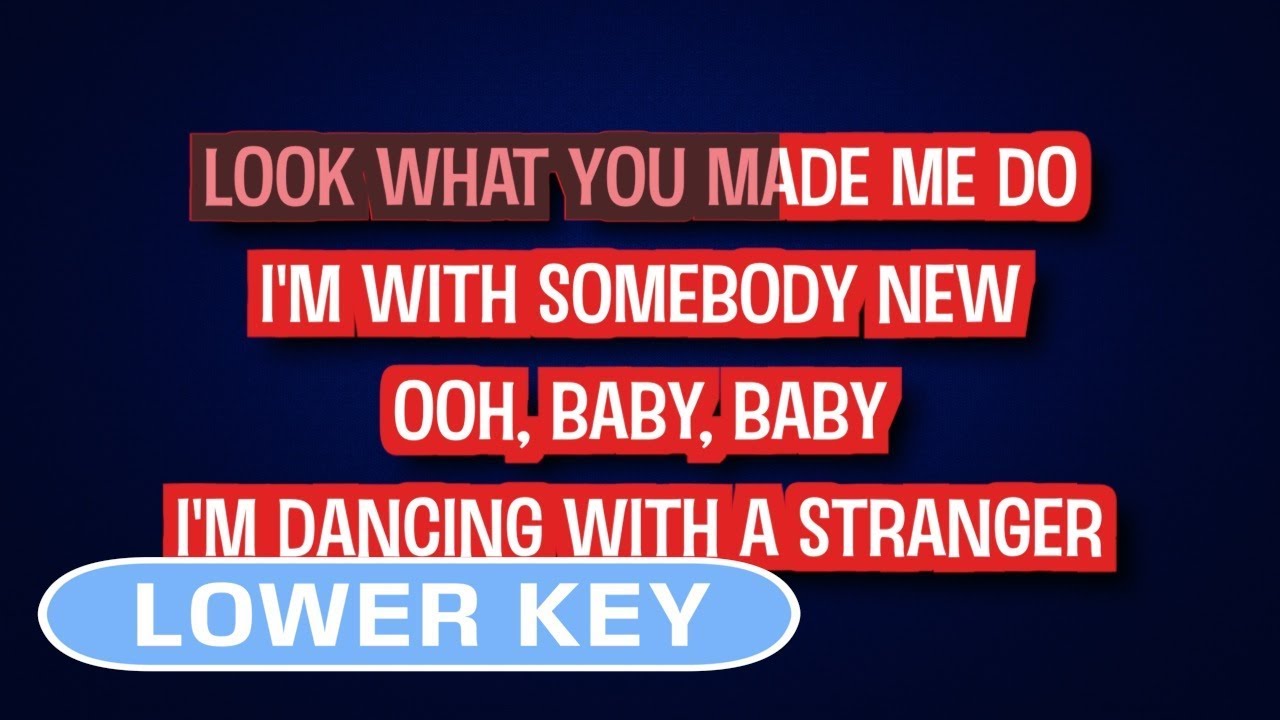 Sam Smith feat. Normani - Dancing With A Stranger | Karaoke Lower Key