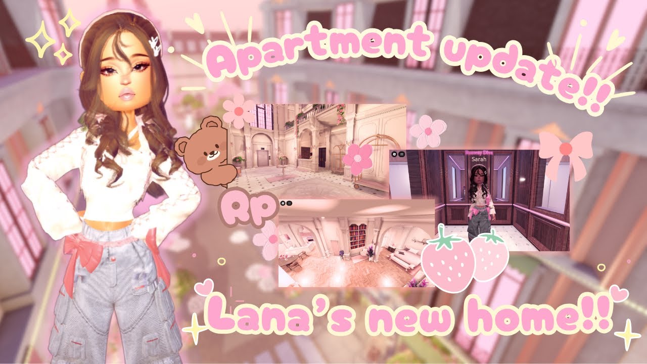 NEW APARTMENT UPDATE IN DRESS TO IMPRESS!! | LANA'S NEW HOME!! | MINI ROLEPLAY!!