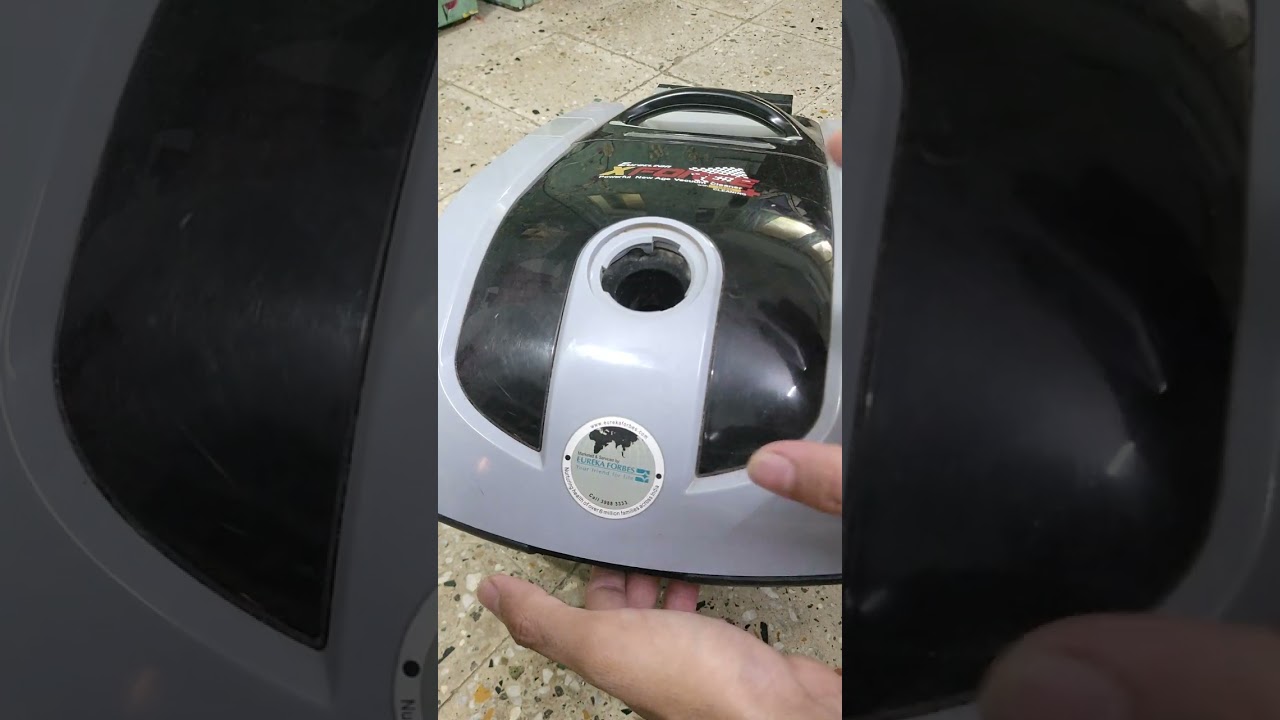 Eureka Forbes Euroclean Xforce vacuum cleaner dust bag removal
