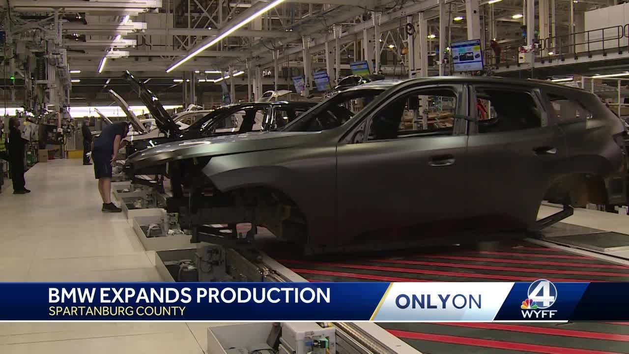 BMW Manufacturing rolls first vehicles through newly expanded assembly hall