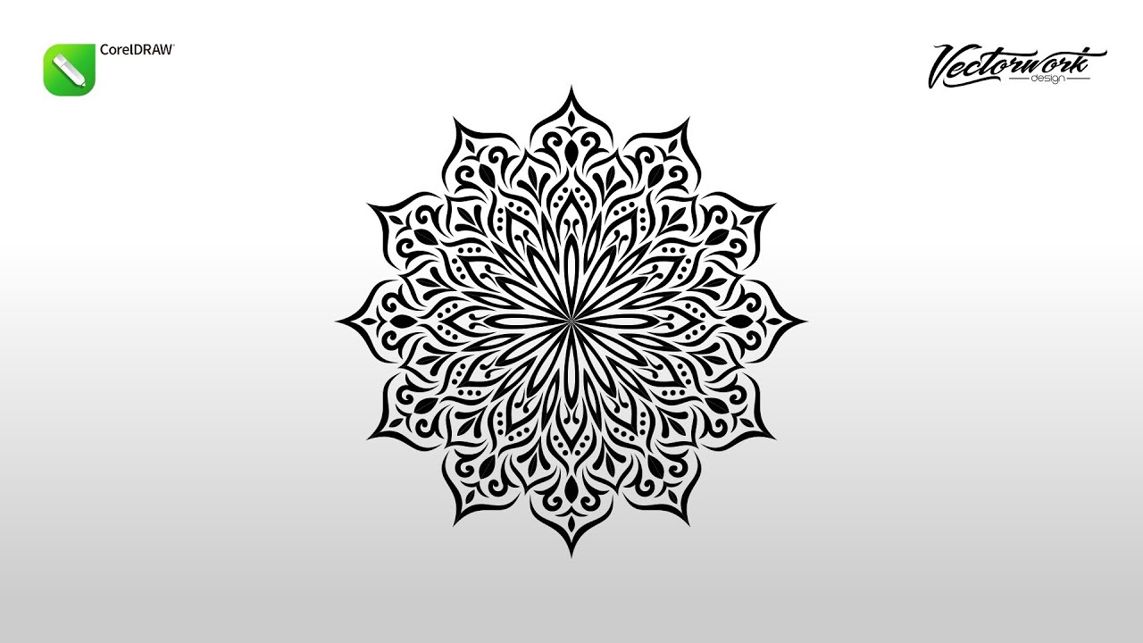 Tutorial Membuat Ornamen Mandala Menggunakan CorelDRAW 2021