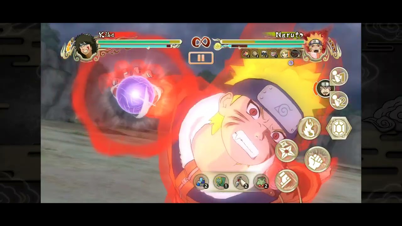 Naruto Ultimate Ninja Storm Kiba vs Naruto (Nine-Tails Fox Mode) (Japanese)