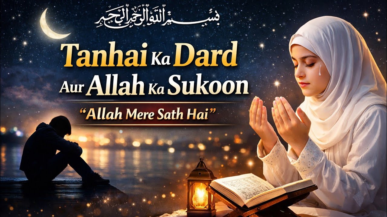 Tanhai Ka Dard Aur Allah Ka Sukoon taqdeer badlne Wala bayan|  Roohani Batein  
