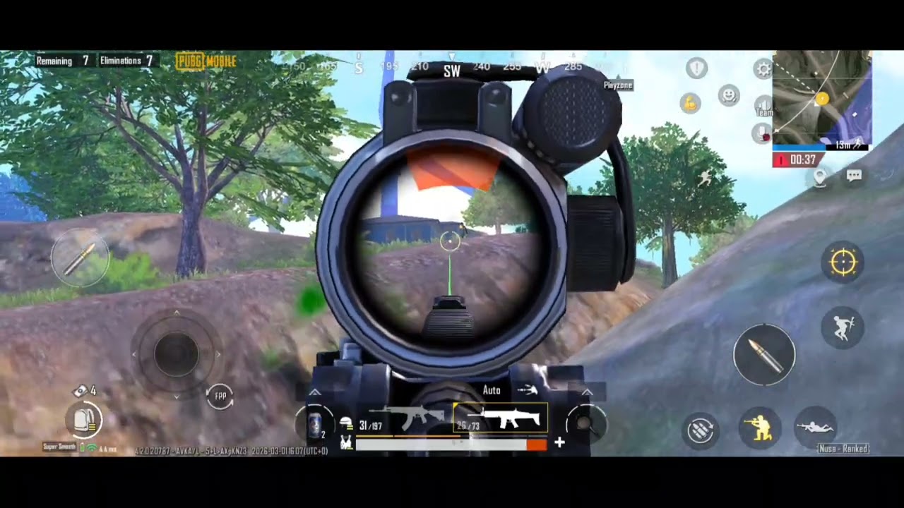 Top 1 with 11 shots Pubg Mobile