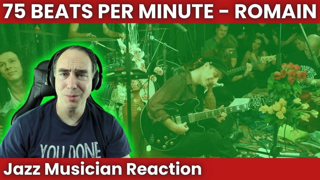 Romain Took His Time And Made Every Second Count | Jazz Musician Reacts to 75 Beats Per Minute Live