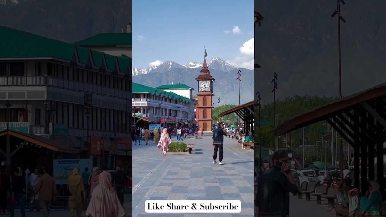 Lal Chowk Srinagar | Srinagar | Kashmir | Best place to visit in srinagar | Srinagar Side Scene