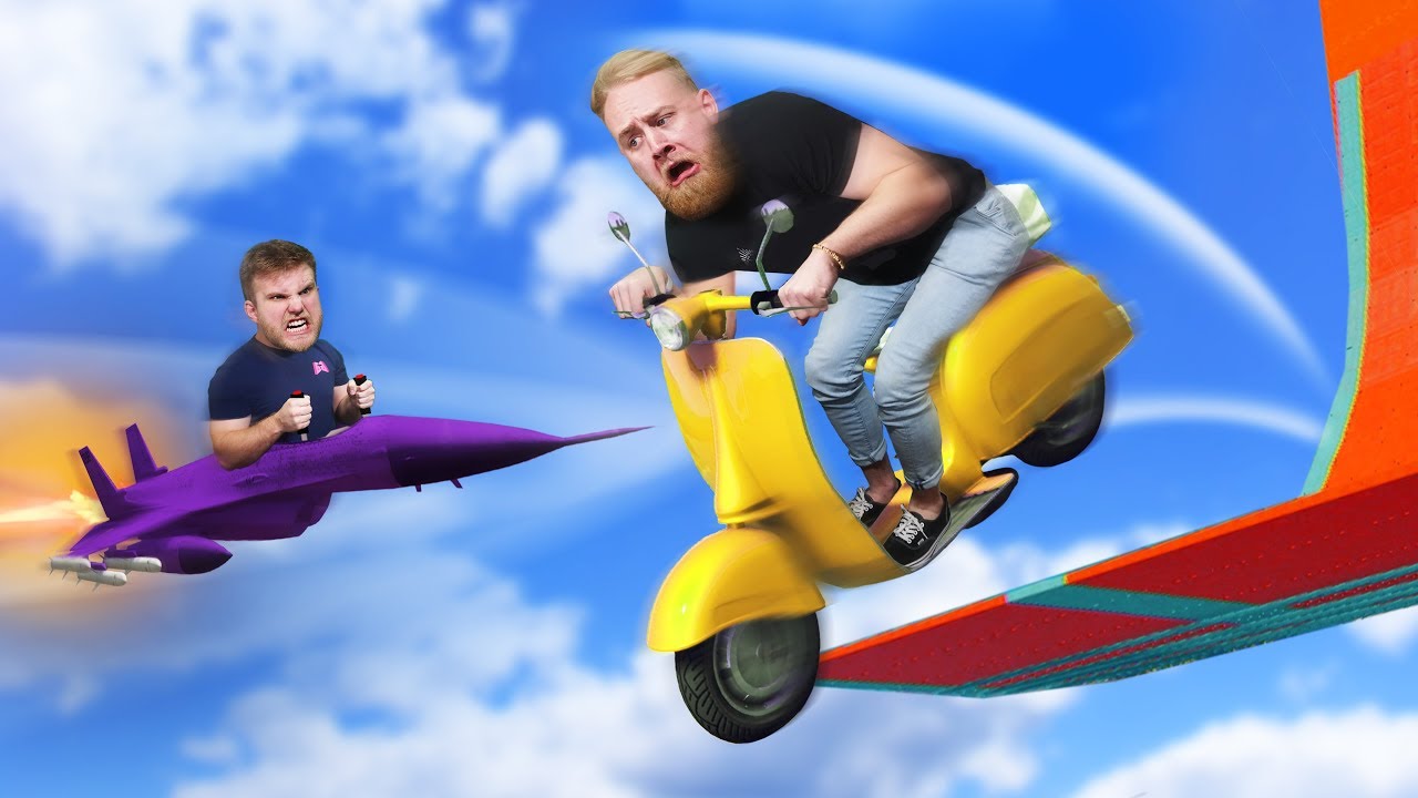 Planes Vs. Scooters Challenge! | GTA5