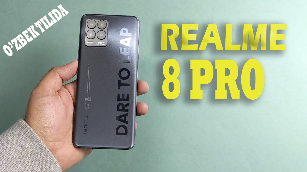 Realme 8Pro, 108MP kamera va Qanday antiqa imkoniyatlarga ega? O'zbek tilida obzor