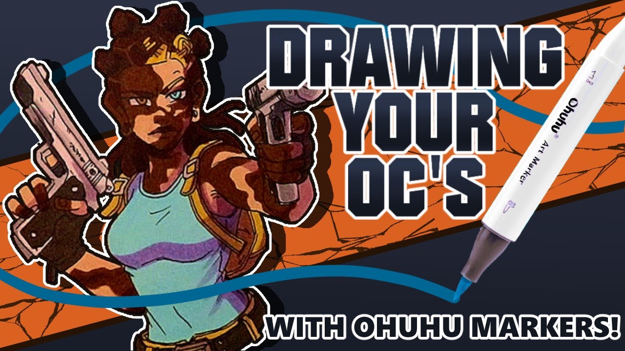 Drawing your OC's with The OHUHU 320 Marker set! Review and Giveaway!