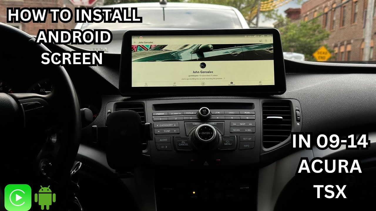 How to Install Aftermarket Radio On 09-14 ACURA TSX | Apple CarPlay | Android Auto