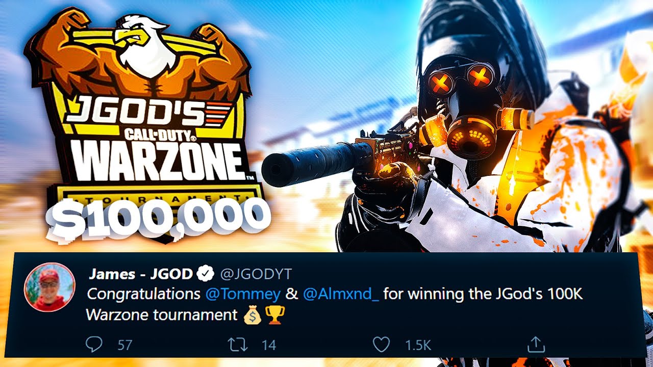 JGOD'S $100,000 WARZONE TOURNAMENT FINALS CHAMPS W/ ALMXND!