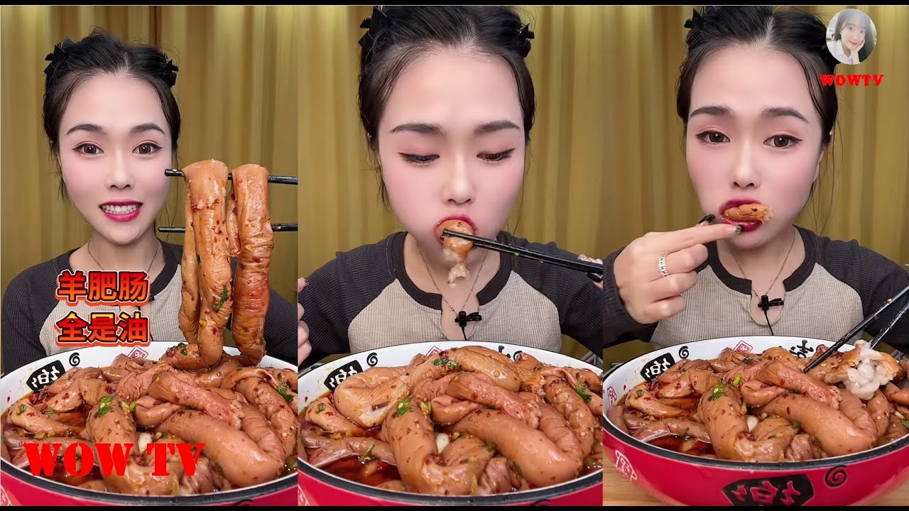 【SubEng_ EATING SHOW_WOWTV】대창 동파육 새우 족발 중국 먹방 。CHINESE FOOD_Xiaoxuan。N03-27112022