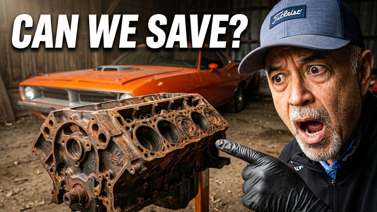1970 Hemi Cuda barn find rescue - will it even run?