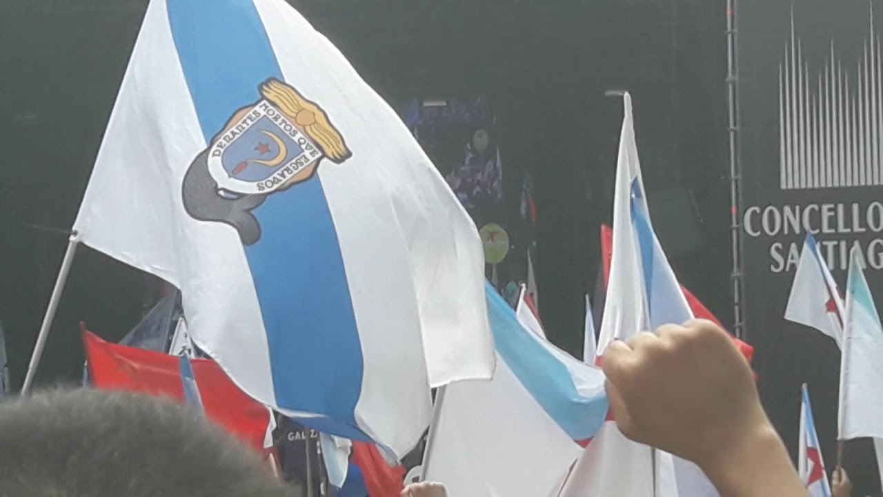 Himno Galego Praza da Quintana 25 de Xullo 2018