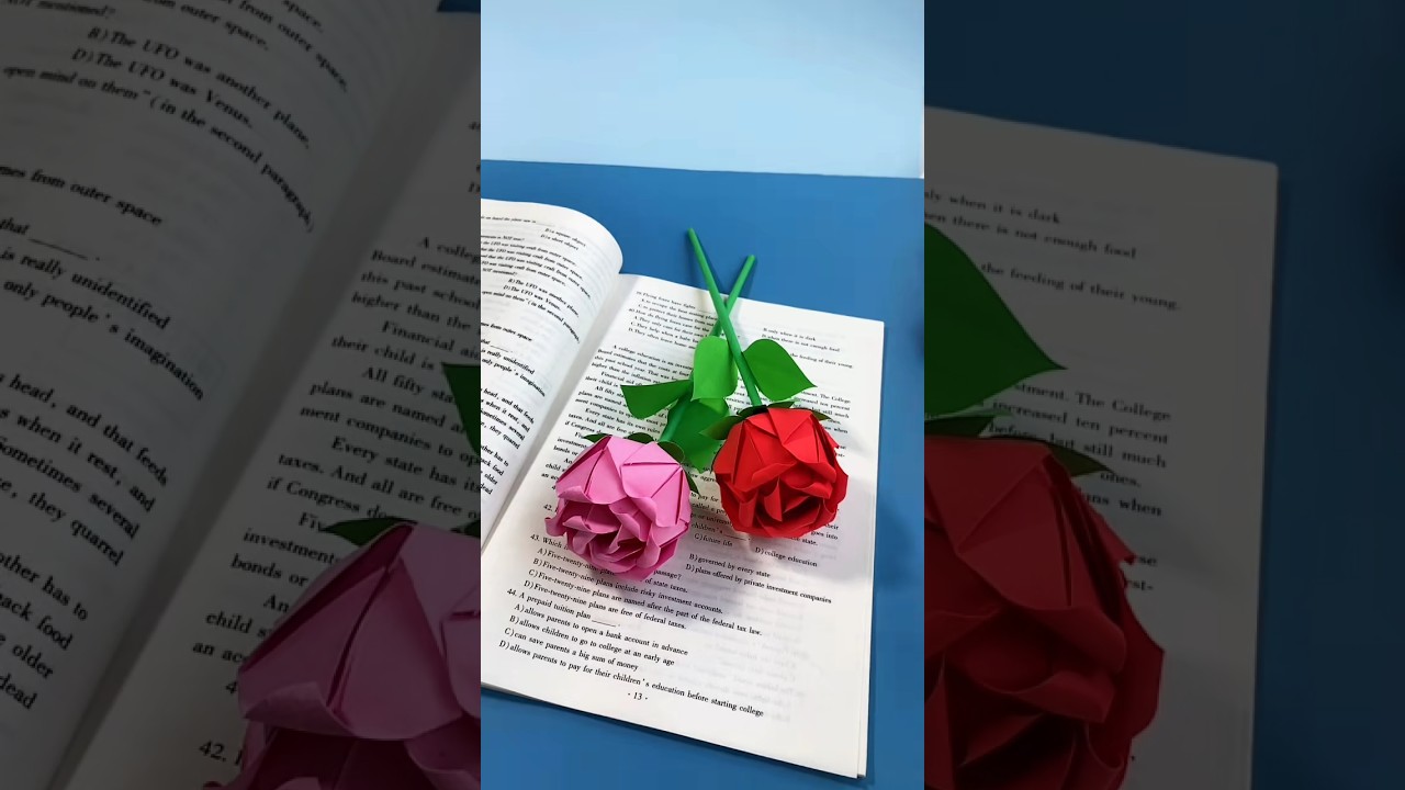 Rose making paper Crafts #papercraft #paperflower #craft #diy #satisfying #rose #artandcraft