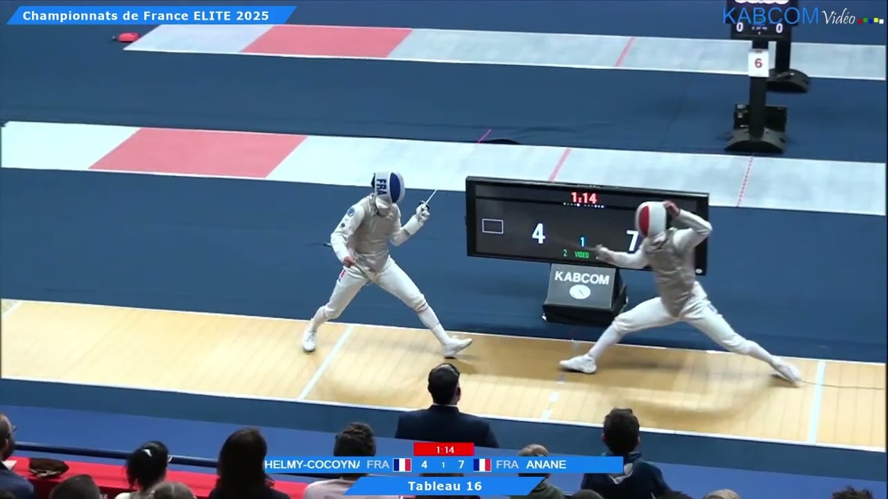 French Championships 2025 SMF - L16 - Adrien Helmy-Cocoynacq FRA v Anas Anane FRA