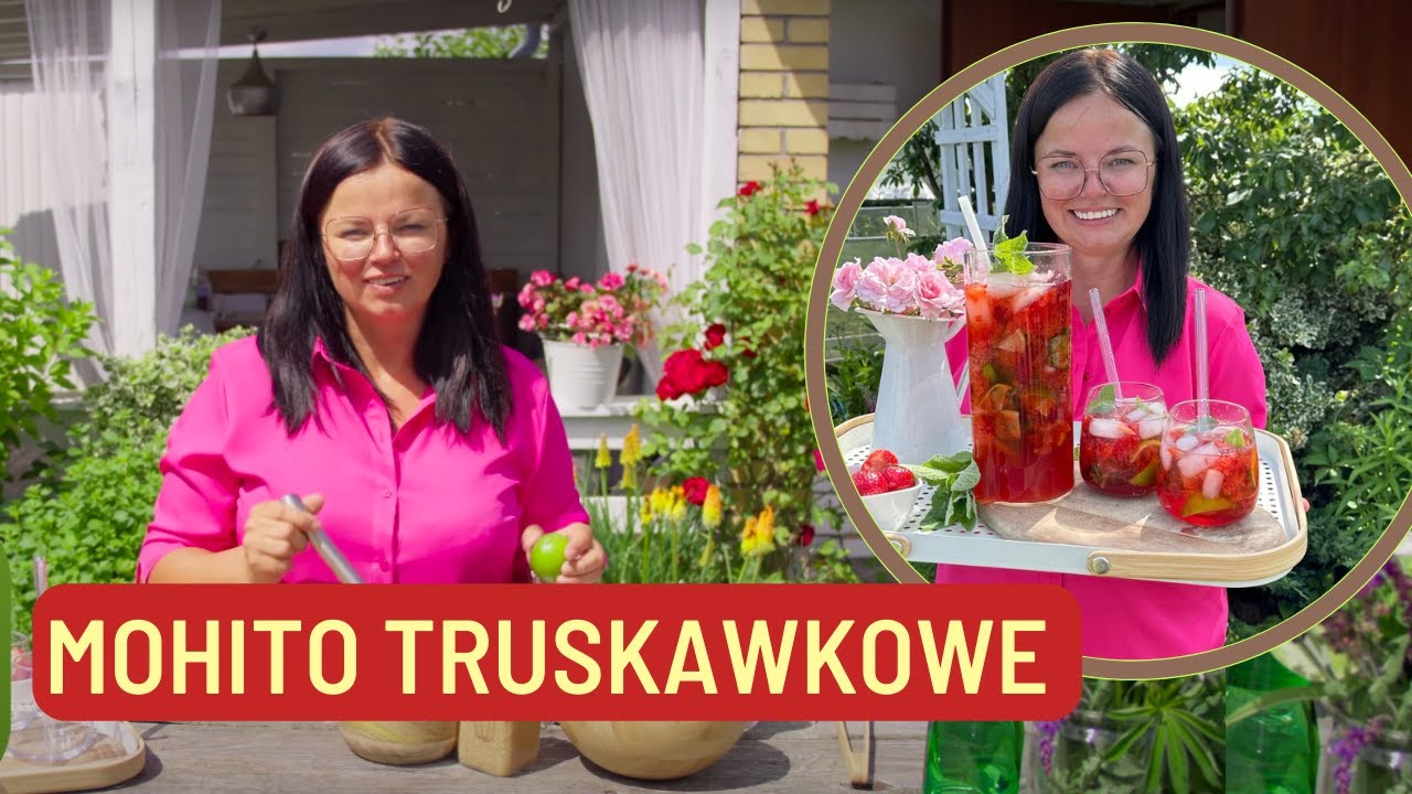 MOHITO TRUSKAWKOWE DRINKI NA LATO