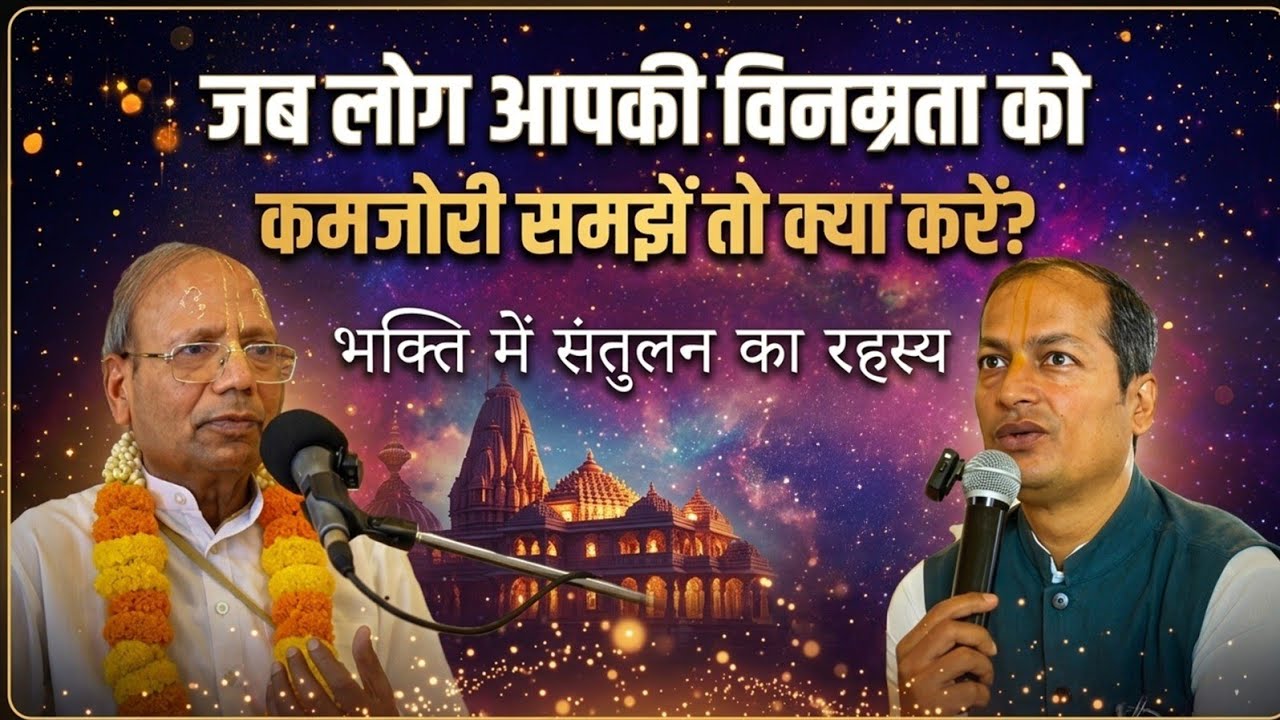जब लोग आपकी विनम्रता को कमजोरी समझें तो क्या करें? भक्ति में संतुलन का रहस्य | #Iskcongurugram 