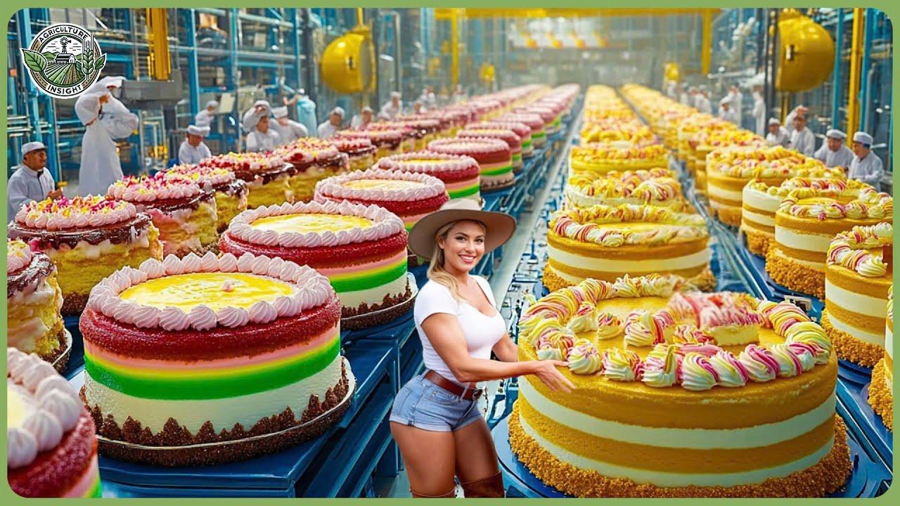 How Million Cakes Are Made | Insane Cakes Factory Processing