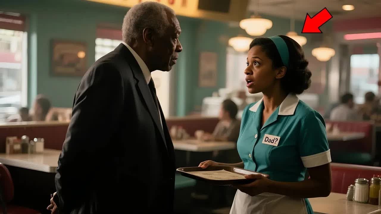 She Thought She Was Just a Waitress — Until the Black Billionaire Showed Her a Photo From Her Past!