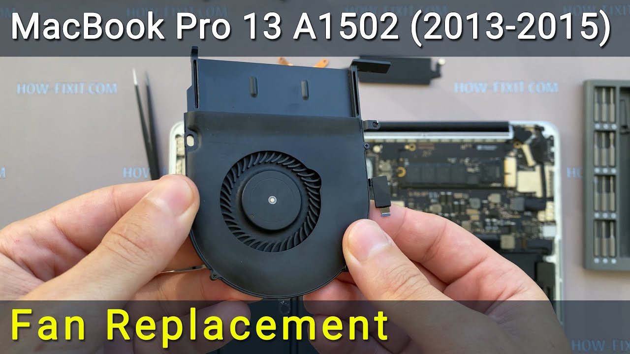 Замена вентилятора на Apple MacBook Pro Retina 13