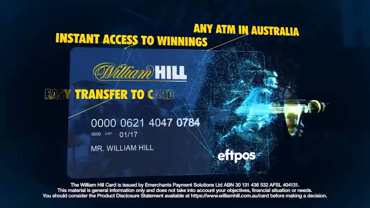 Emerchants have released the William Hill Betting Card for faster access to winnings