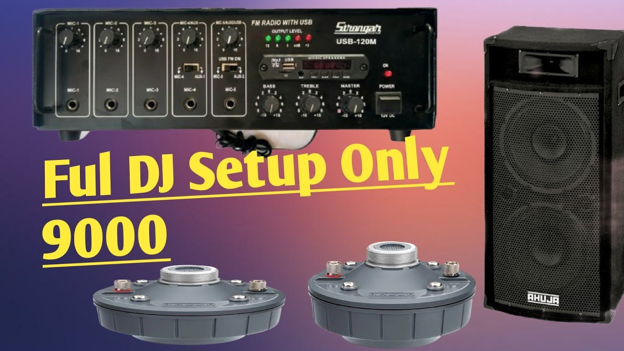 Stenjar 120watt amplifier ,,Ahuja SRX250Dx टेस्टिंग video