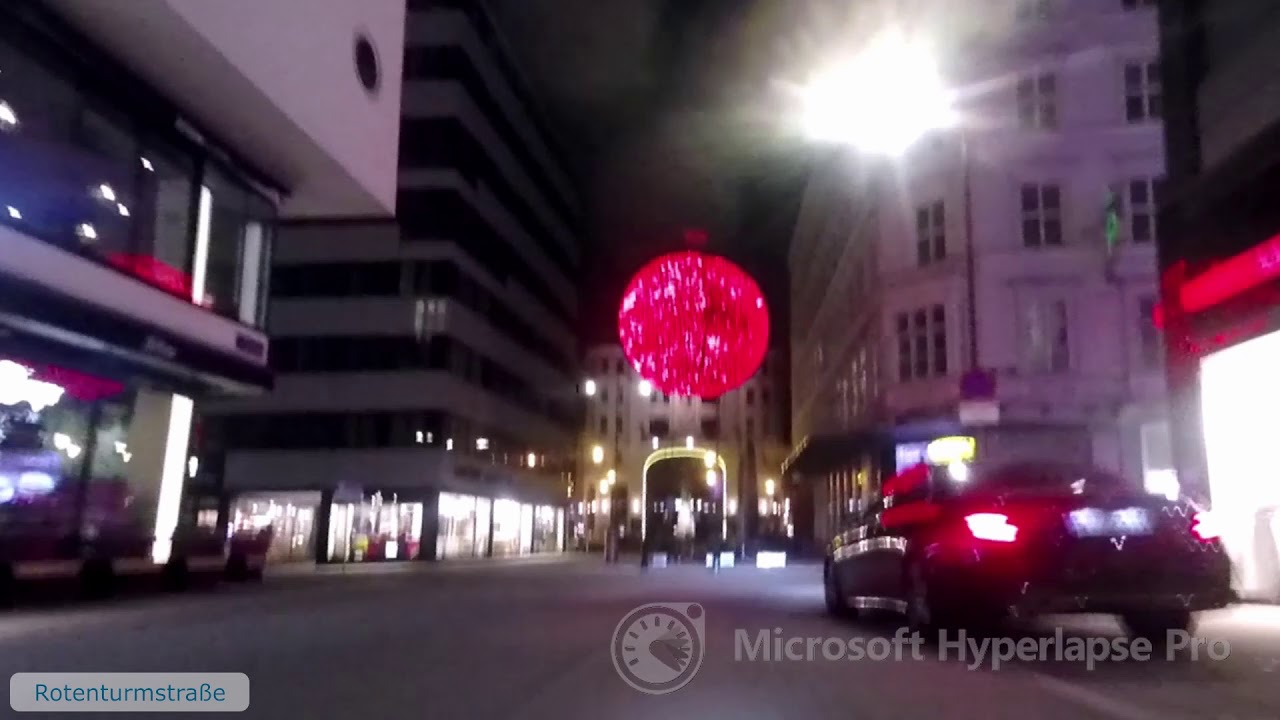 Fahrt durch die leere Wiener Innenstadt (Lockdown, Terror)