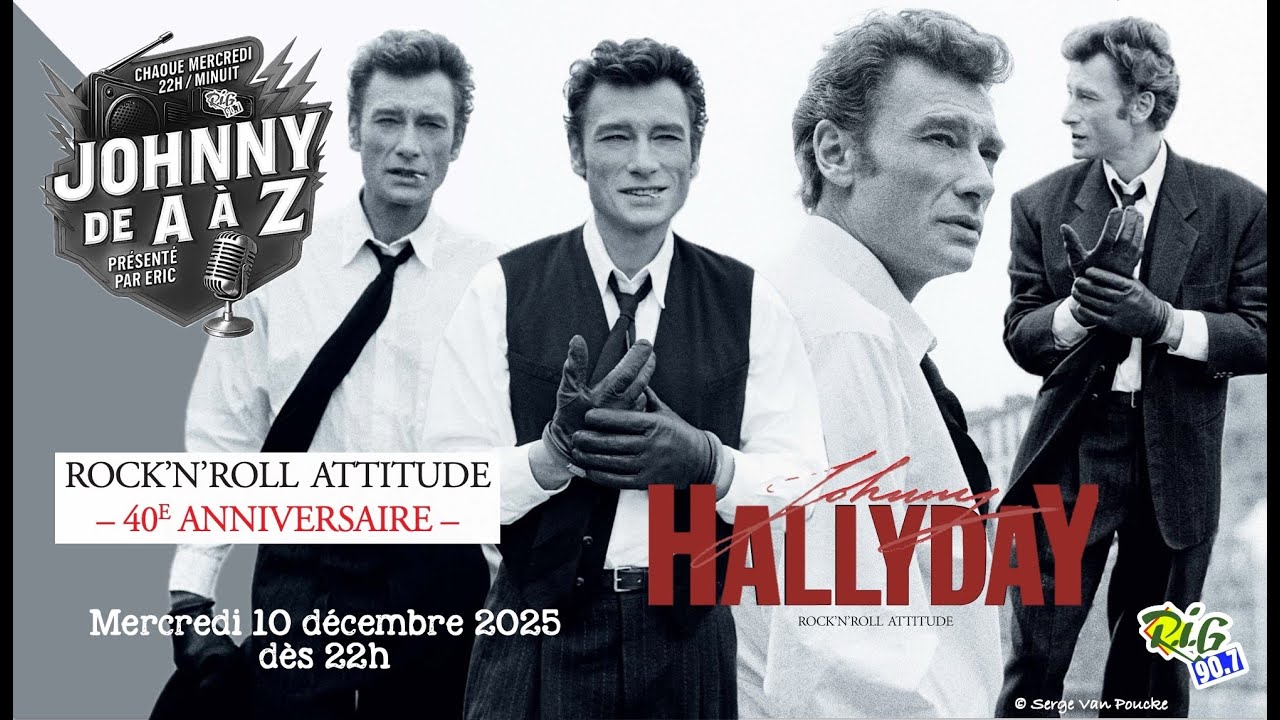 BA émission  Johnny de A à Z  / Rock n'roll attitude 40 ans