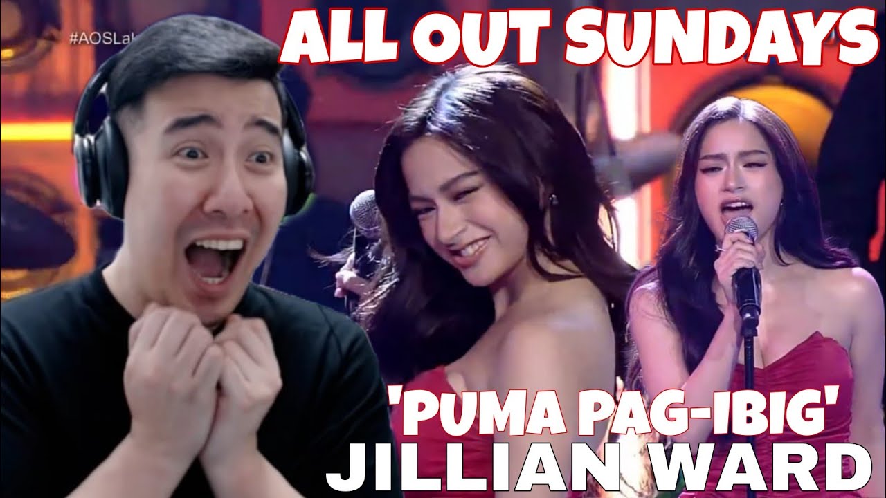Джиллиан Уорд исполняет песню &laquo;Puma Pag-Ibig&raquo; на сцене All Out Sundays | РЕАКЦИЯ