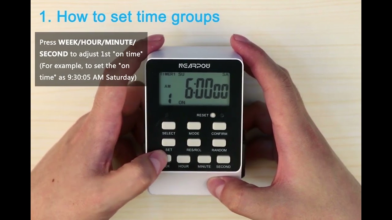 NEARPOW digital outlet timer empowers you to save energy, save time, and live effortlessly!