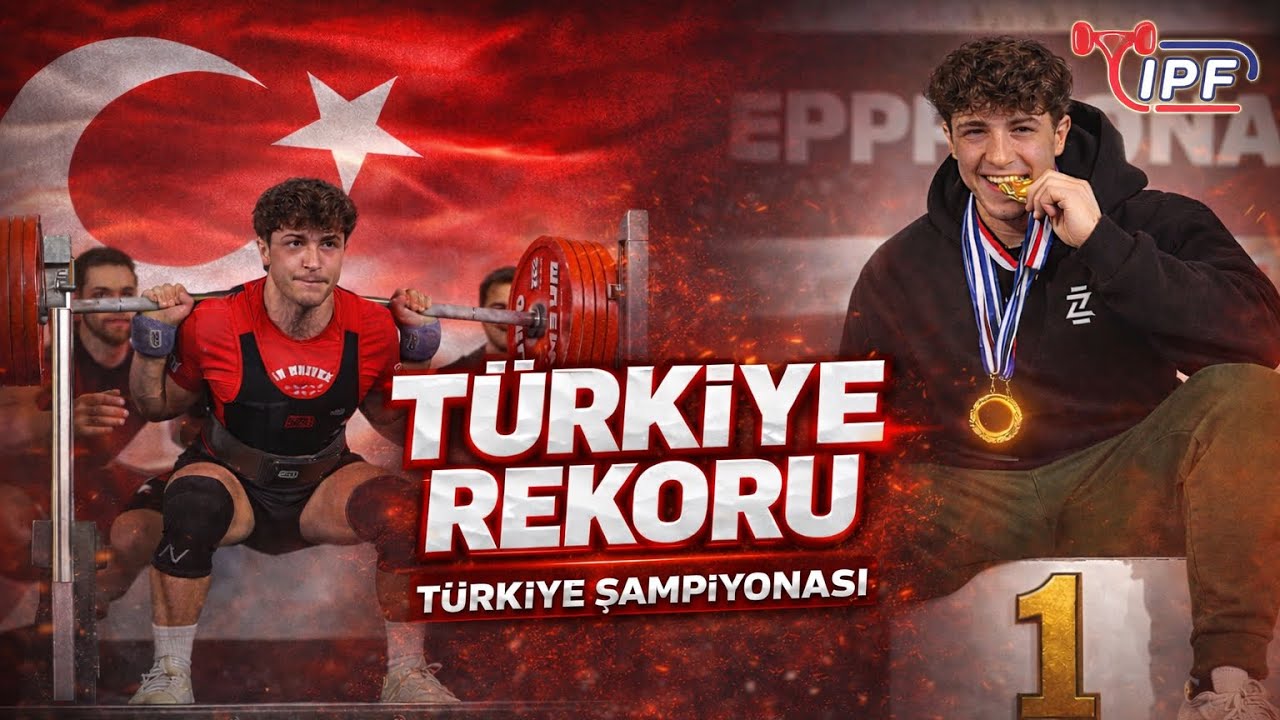 Türkiye Rekoru Kırdım! | 2026 Türkiye Şampiyonası Powerlifting Vlog 
