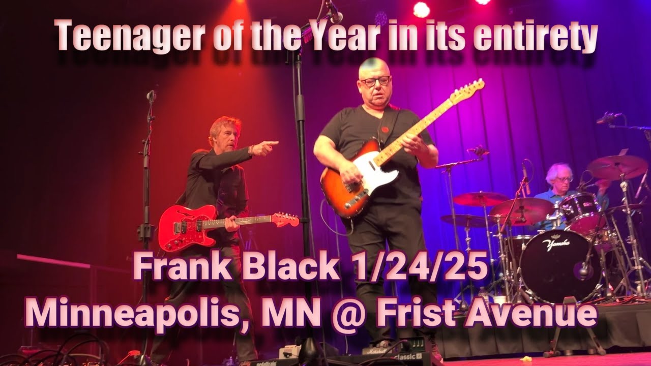 Frank Black 1/24/25 Minneapolis, MN @ First Avenue 