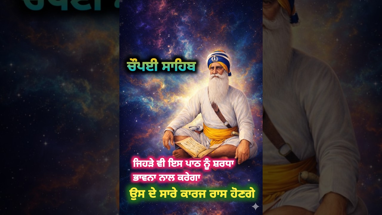 🛡️ ਰੱਖਿਆ ਕਵਚ 🛡️ਚੌਪਈ ਸਾਹਿਬ ਪਾਠ , ਦੁੱਖ ਕਲੇਸ਼ ਤੋਂ ਬਚਣ ਲਈ ਇਸ ਪਾਠ ਦਾ ਜਾਪ ਕਰੋ
