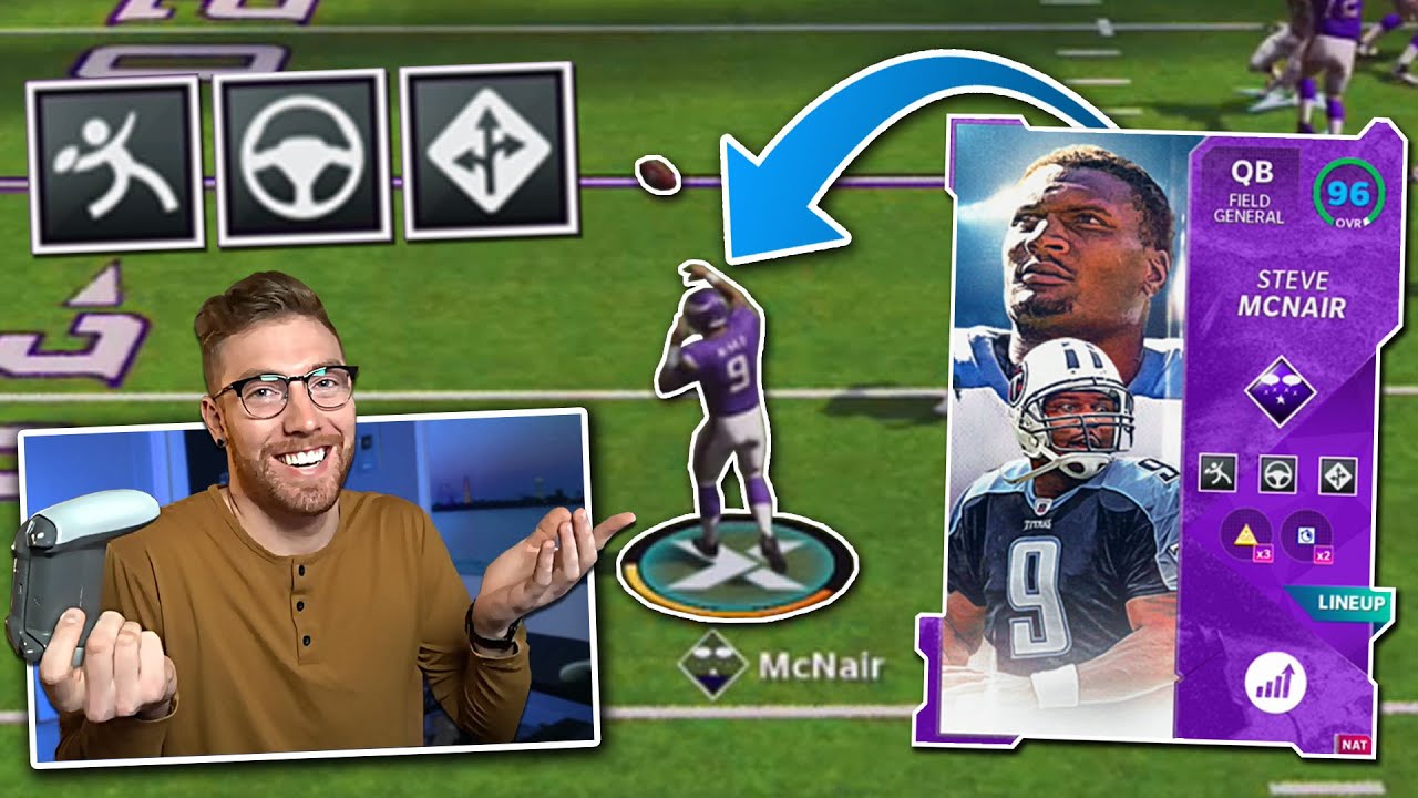 I threw for 361 yds & 3 TDs w/ STEVE MCNAIR!
