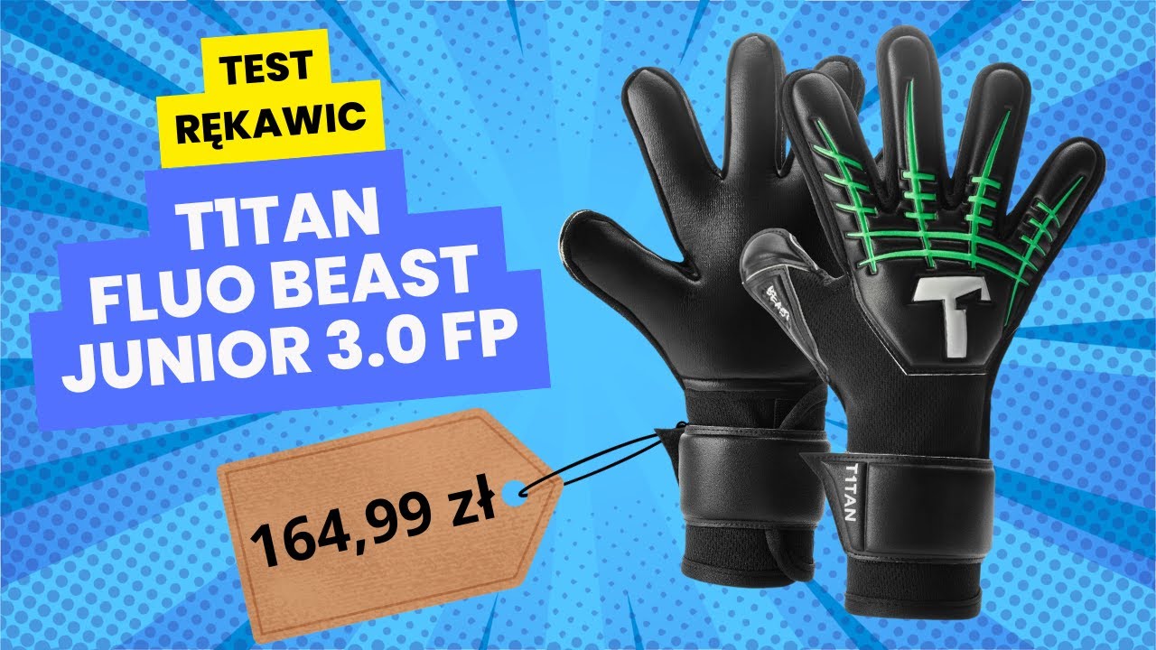 Test rękawic FLUO BEAST JUNIOR 3.0 (FP) z usztywniaczami palców