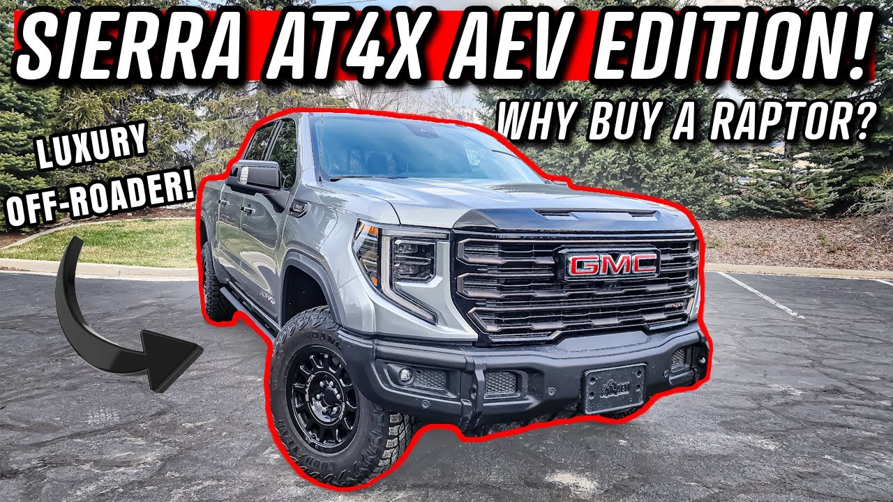 The 2024 GMC SIERRA 1500 AT4X AEV EDITION is the MOST EXTREME LUXURIOUS OFF-ROAD TRUCK you can BUY!