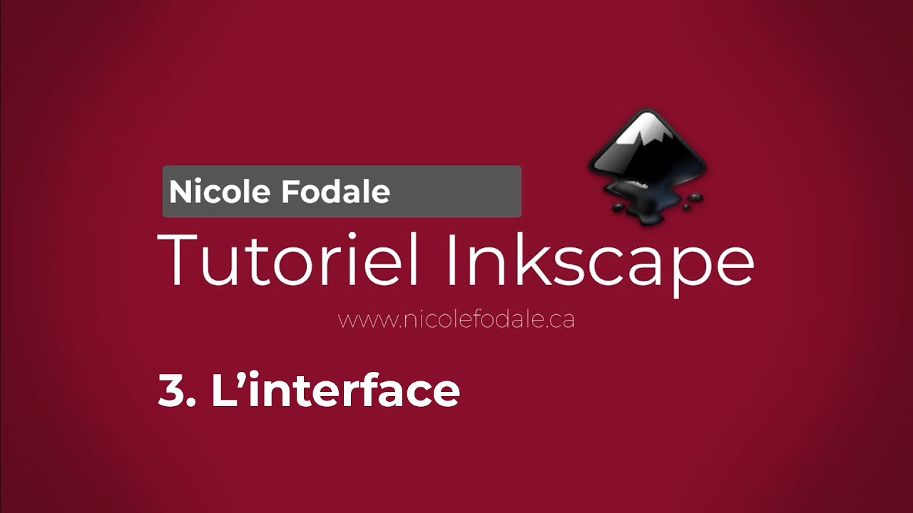 Tutoriel Inkscape - 3. L'interface