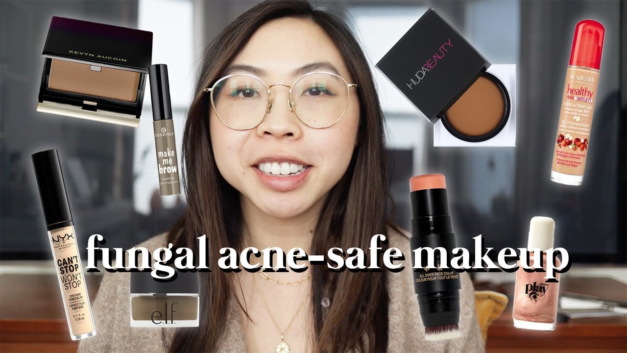 Full Face of the BEST Fungal Acne-Safe Makeup