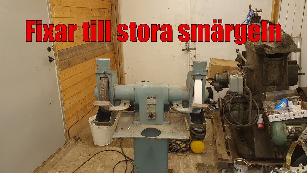 Fixar till stora smärgeln