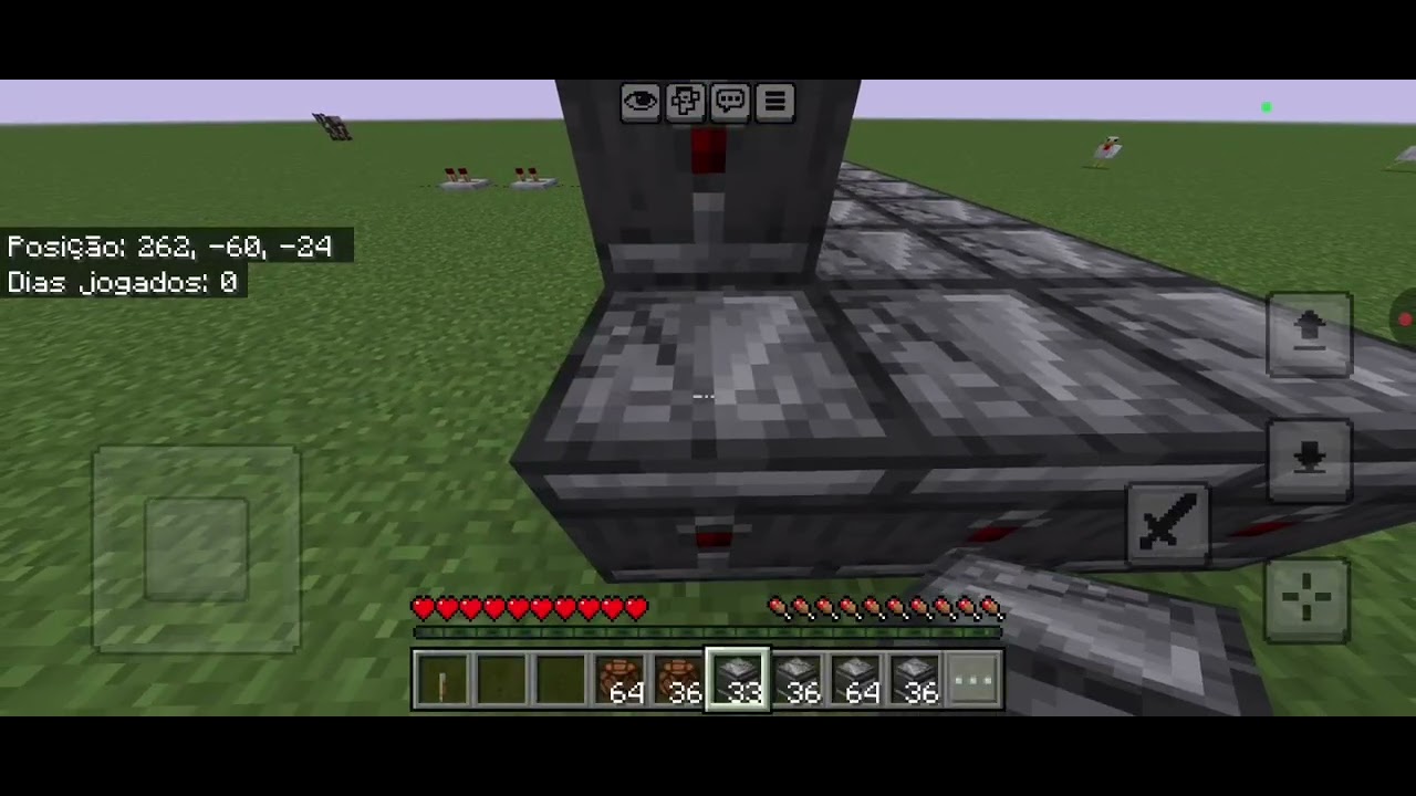 Como fazer um pisca-pisca no Minecraft.