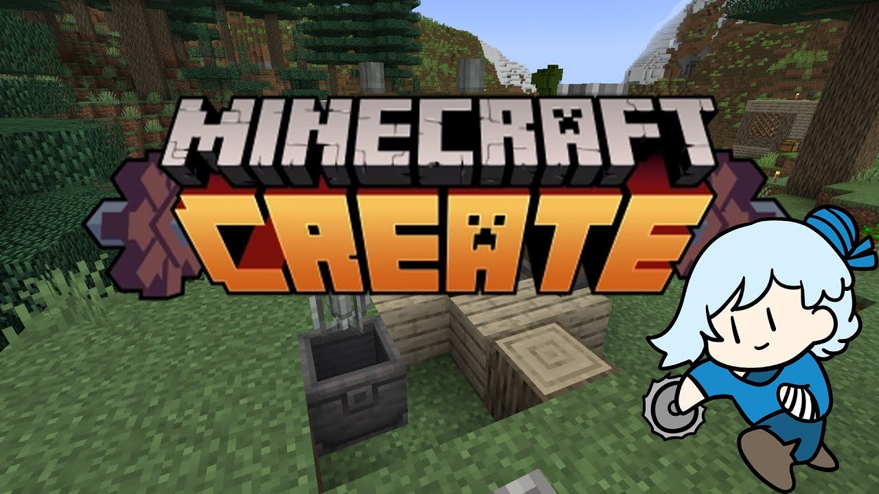 【Create実況解説】メカで木を切ろう【Minecraft】