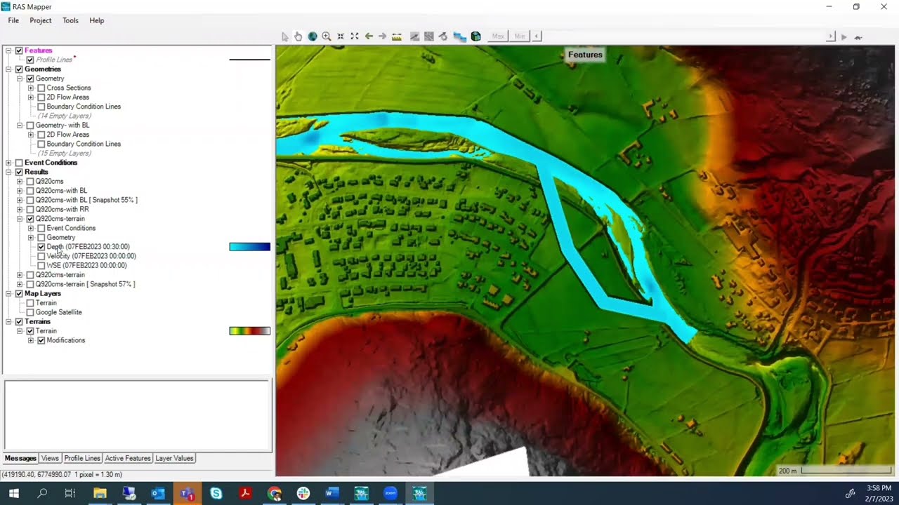 Refine, edit or modify terrain - HecRas