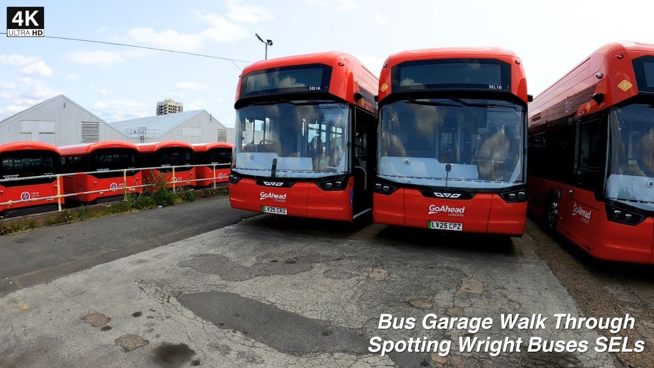 More New Single-Decker Wright Buses Spotting At Go-Ahead Bus Garage | Walk Through Bus Garage
