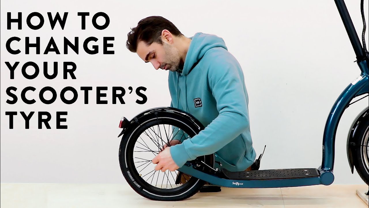 How to change a scooter tyre